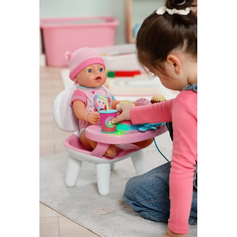 BABY born Lunchtime Table, Mesa para boneca, 3 ano(s), pilhas necessárias, efeitos sonoros, efeitos de luz