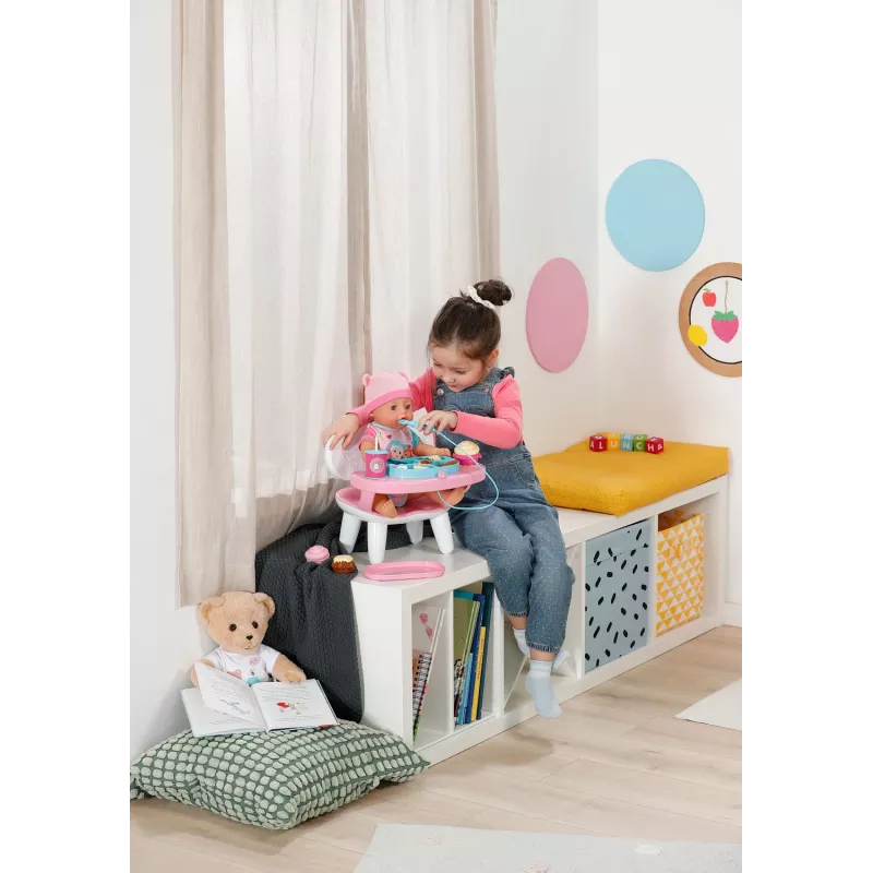 BABY born Lunchtime Table, Mesa para boneca, 3 ano(s), pilhas necessárias, efeitos sonoros, efeitos de luz