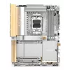 Motherboard GIGABYTE X870E AERO X3D WOOD - Suporta CPUs AMD Ryzen 9000, VRM Digital 16+2+2 fases, até 9000MHz DDR5 (OC), 2xPCIe 5.0 + 2xPCIe 4.0, Wi-Fi 7, 5GbE LAN, USB 4