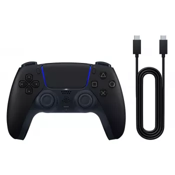Comando Sony DualSense preto — Bluetooth/USB, PS5 & PC, USB-C, bateria de iões de lítio incorporada