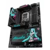 Motherboard ASUS ROG STRIX X870E-H GAMING MIKU WIFI7 ATX para socket AM5, suporte DDR5