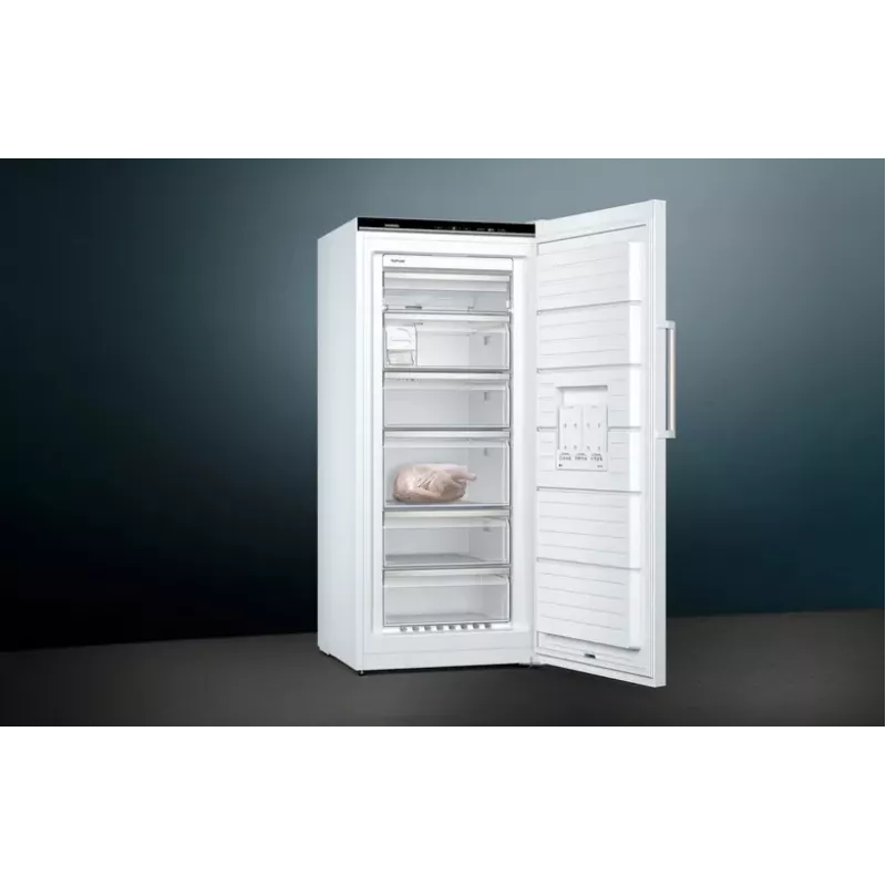 Arca congeladora Siemens GS51NAWCV vertical 290 L branco