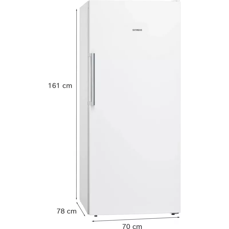 Arca congeladora Siemens GS51NAWCV vertical 290 L branco