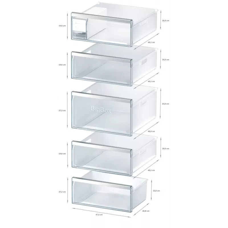 Arca congeladora Siemens GS51NAWCV vertical 290 L branco