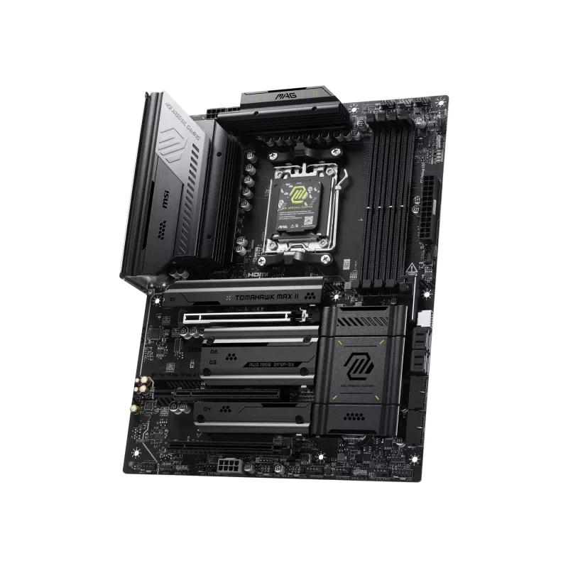 Placa-mãe MSI MAG B850 TOMAHAWK MAX WIFI II — AMD B850, socket AM5, ATX, DDR5, Wi‑Fi 7, 5GbE