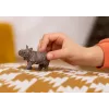 schleich WILD LIFE Bebé de rinoceronte indiano, 3 ano(s), Safari, animais selvagens / brinquedo de aventura, cinzento, plástico