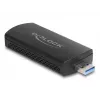 Placa de rede DeLOCK 12774 WLAN 2402 Mbit/s USB Wi-Fi 6E
