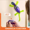 HEX BOTS Gecko brilha no escuro, robô telecomandado recarregável para crianças, sobe paredes para brinquedo de partidas & jogos, robô RC para rapazes & raparigas a partir de 4 anos