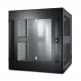 Armário de rack de parede APC NetShelter 13U porta de vidro dupla dobradiça profundidade de servidor