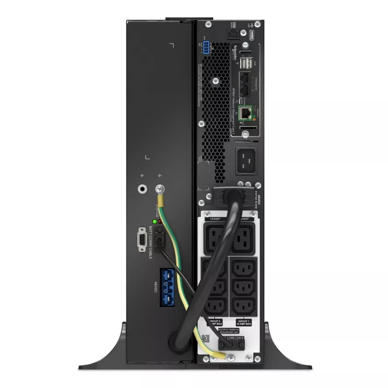 APC Smart-UPS On-Line, 3kVA, iões de lítio, Rackmount 4U, 230V, 6x saídas C13+2x C19 IEC, placa de rede, autonomia estendida, kit de calhas incluído