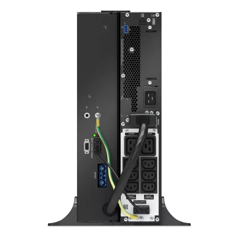 APC Smart-UPS On-Line, 3kVA, iões de lítio, Rackmount 4U, 230V, 6x C13+2x C19 tomadas IEC, SmartSlot, autonomia alargada, kit de calhas incluído