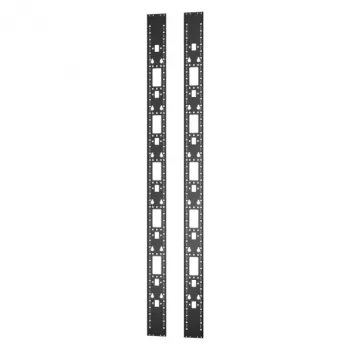 Calha de rack APC ER7RCC48 — 0U, preto, 129 mm de largura, 2135 mm de altura, profundidade máx. de montagem 1 cm (2 unid.)