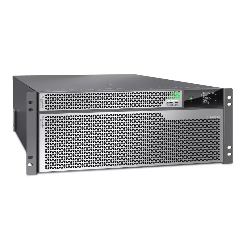 Fonte de alimentação ininterrupta APC SRTL8KRM4UI dupla conversão Online 8 kVA 8000 W 12 tomadas AC Rack/Tower 4U
