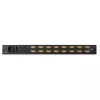 Consola LCD de rack APC 17 polegadas com switch KVM analógico de 16 portas integrado