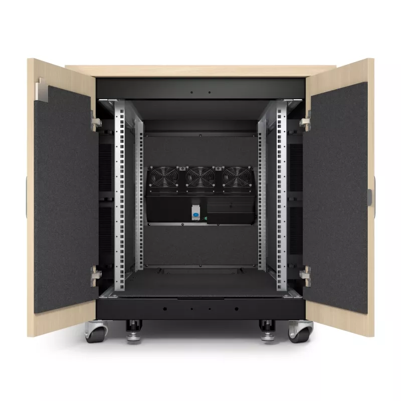 APC NetShelter insonorizado, 12U, caixa de rack de servidor, bordo