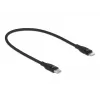 Cabo de dados e carregamento DeLOCK USB Type-C para Lightning 0,5 m