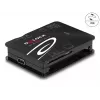 Leitor de cartões DeLOCK 91007 USB 2.0 preto CF MMC MS MicroSD xD