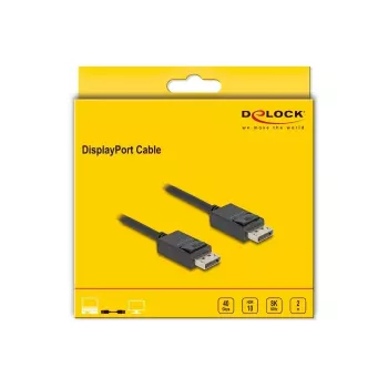 Cabo DisplayPort DeLOCK 80493 8K 60 Hz 40 Gbit/s 2 m