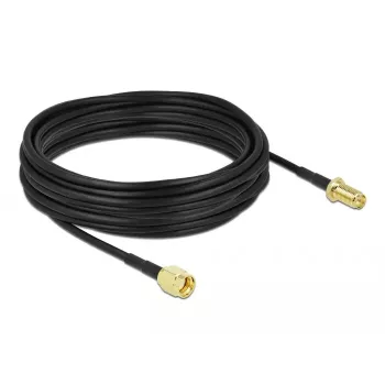 Cabo de antena DeLOCK ficha RP-SMA para conector fêmea RP-SMA LMR/CFD100 10 m