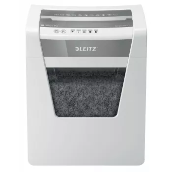 Leitz IQ Office destruidora de documentos P4, corte cruzado, 22,3 cm, 4 x 40 mm, 23 l, 225 folhas, 55 dB