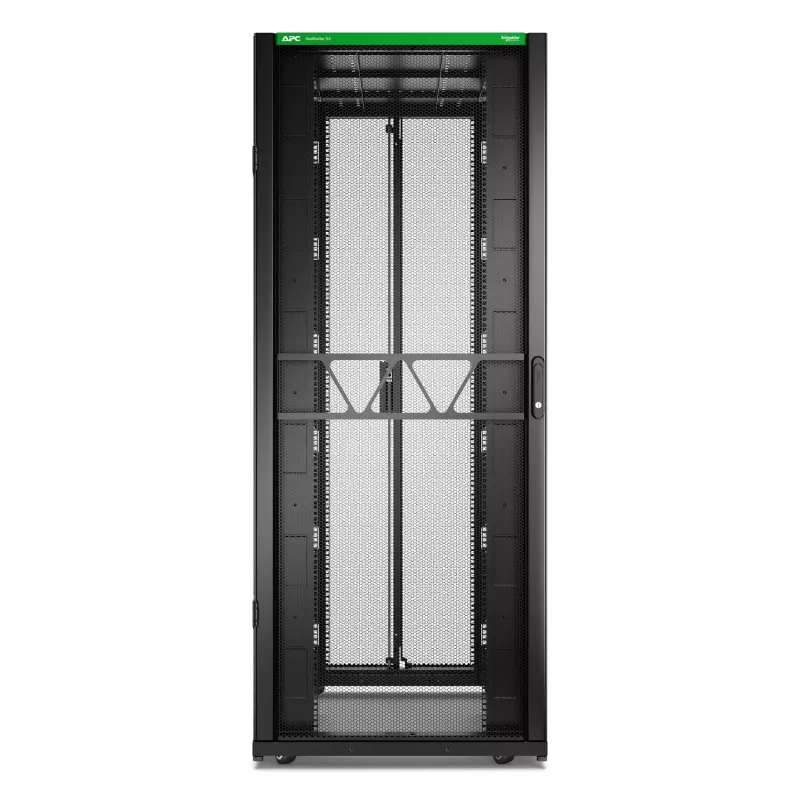APC NetShelter SX Server Rack Gen 2, 42U, 1991H x 800W x 1200D mm, com painéis laterais, preto