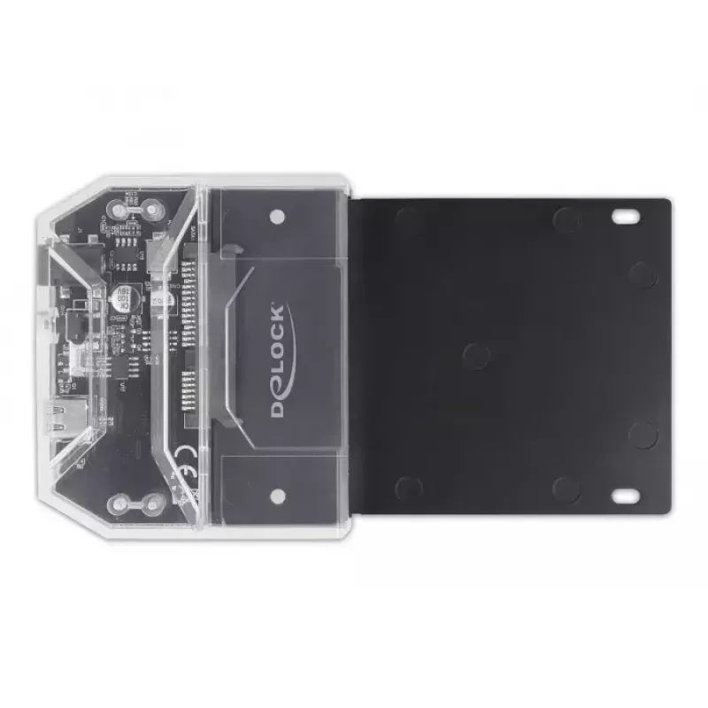 Docking station SuperSpeed USB DeLOCK 2,5 polegadas SATA HDD SSD preto