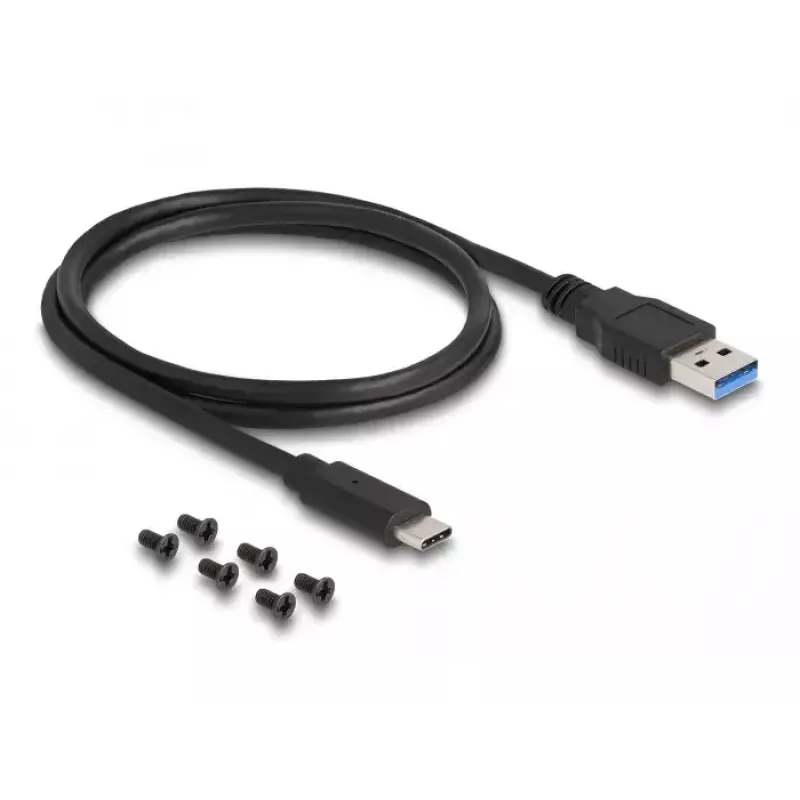 Docking station SuperSpeed USB DeLOCK 2,5 polegadas SATA HDD SSD preto
