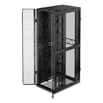 APC NetShelter SX, caixa Server Rack, Gen 2, 52U, 2436H x 800B x 1200T mm, com painéis laterais, preto