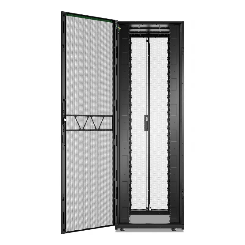 APC NetShelter SX, caixa Server Rack, Gen 2, 52U, 2436H x 800B x 1200T mm, com painéis laterais, preto