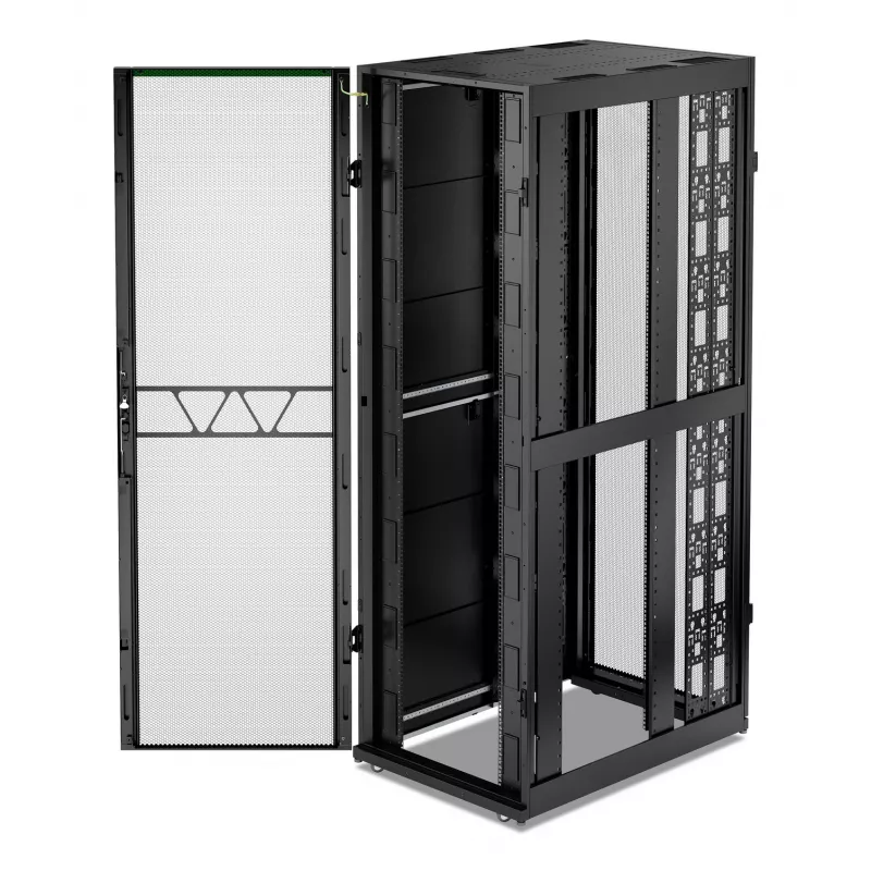 APC NetShelter SX, caixa Server Rack, Gen 2, 52U, 2436H x 800B x 1200T mm, com painéis laterais, preto