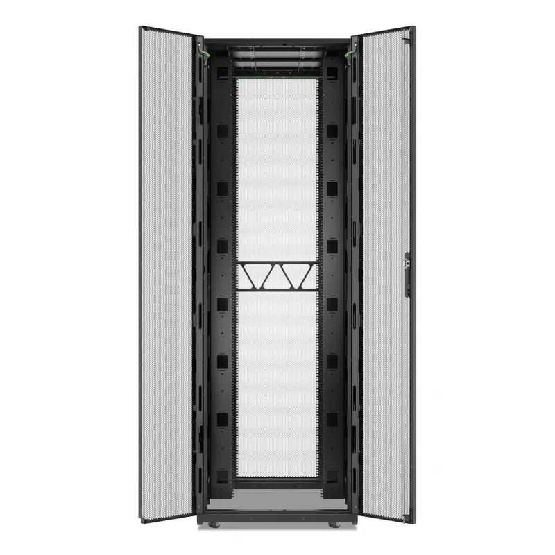 APC NetShelter SX, caixa Server Rack, Gen 2, 52U, 2436H x 800B x 1200T mm, com painéis laterais, preto