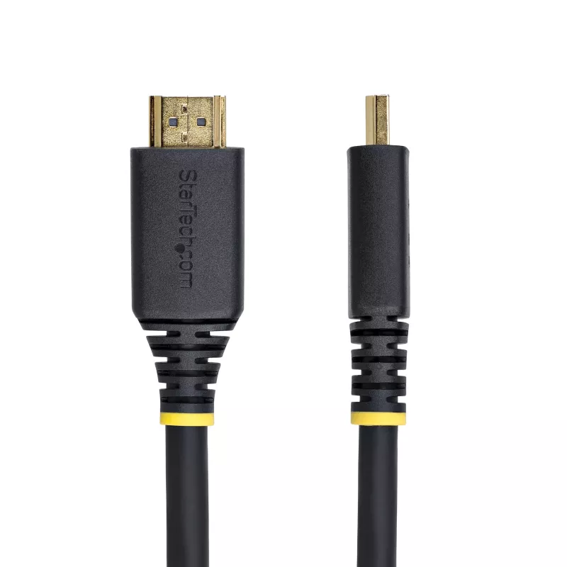 StarTech.com Cabo HDMI Ultra High Speed certificado de 5m (16ft), 8K 60Hz/4K 120Hz, cabo HDMI 2.1 com HDR10+ / eARC, 48Gbps, cabo HDMI 8K para monitor/TV/ecrã, revestimento TPE flexível