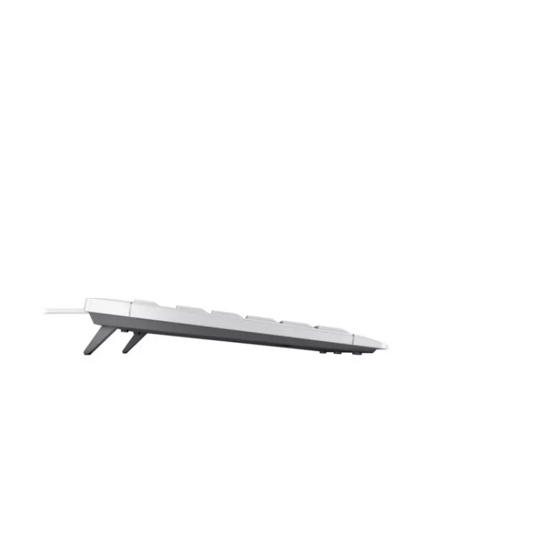 CHERRY STREAM KEYBOARD TKL, USB com fio, disposição US com símbolo do euro, cinzento claro (JK-8600EU-0)
