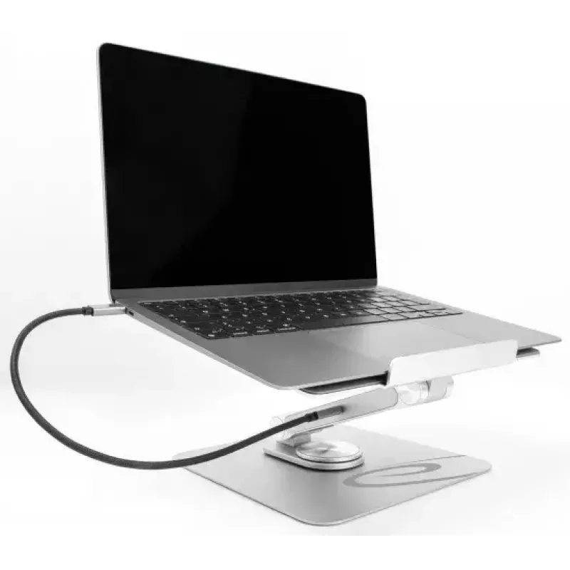Suporte para portátil e tablet DeLOCK 18457 Prateado Alumínio rotação 360°