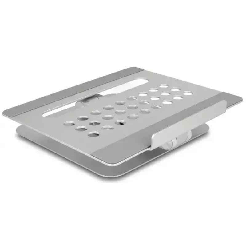 Suporte para portátil e tablet DeLOCK 18457 Prateado Alumínio rotação 360°