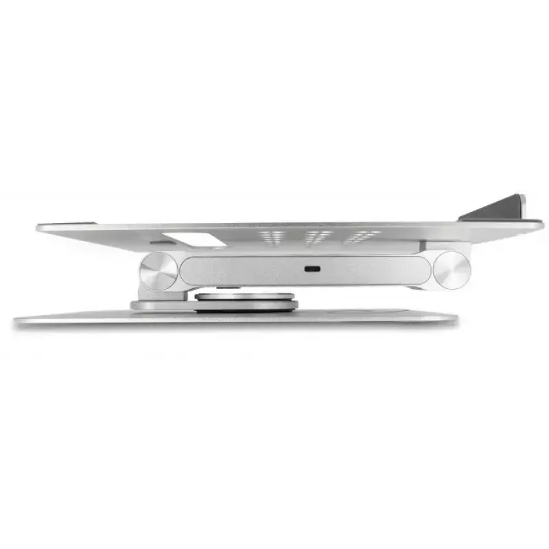 Suporte para portátil e tablet DeLOCK 18457 Prateado Alumínio rotação 360°