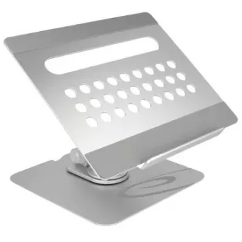 Suporte para portátil e tablet DeLOCK 18457 Prateado Alumínio rotação 360°