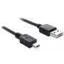 Cabo USB DeLOCK 1m USB 2.0 A - Mini-USB macho/macho