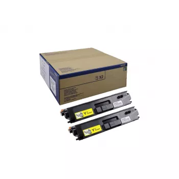 Cartucho de toner Brother TN-900YTWIN Amarelo, Original, 2 unid., 12.000 páginas cada
