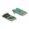 DeLOCK 95272 Placa de rede interna 2500 Mbit/s com fios M.2 Ethernet