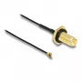 Cabo de antena DeLOCK RP-SMA conector fêmea para I-PEX MHF I 35 cm