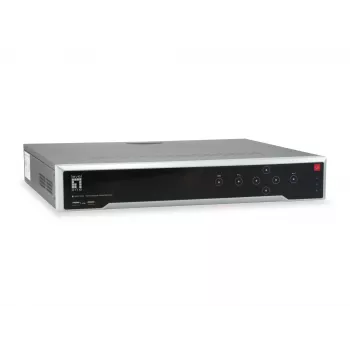 LevelOne GEMINI Gravador de vídeo em rede de 16 canais, H.265, 16 canais, 3840 x 2160 píxeis, 128 utilizadores, H.264, H.264+, H.265, MPEG4, LINUX embutido, 256 Mbit/s