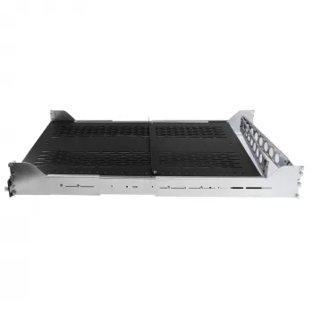 StarTech.com Prateleira de servidor deslizante ventilada 2U para rack com braço de gestão de cabos - profundidade de instalação ajustável de 27,7 a 31,6 polegadas - 50 lb - prateleira de servidor 19