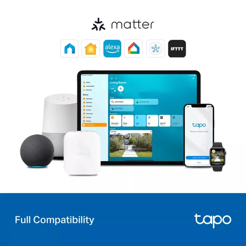 TP-Link TAPO S110E(UN) Atuador para casa inteligente atuador de comutação 7 canais