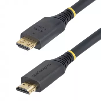 Cabo HDMI High Speed StarTech.com 7 m (23 ft) com fichas com aderência, 4K 60Hz/1440p 144Hz, HDR10/HDCP 2.2/ARC, 18Gbps, cabo HDMI UHD para TV/monitor/ecrã, revestimento TPE