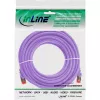 Cabo de rede InLine S/FTP PiMF Cat.6 250MHz PVC cobre violeta 10m