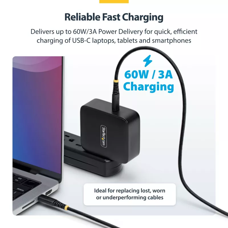 Cabo de carregamento USB-C StarTech.com 15cm (6