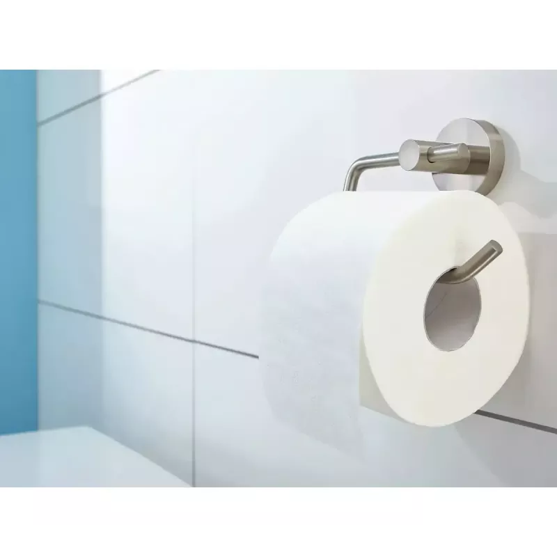 Suporte de papel higiénico Tesa 40301-00000-00 montagem na parede aço inoxidável 138×50×105 mm