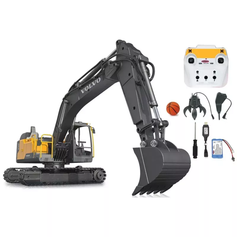 Escavadora Jamara 406300 modelo RC telecomandado com motor elétrico 1:16