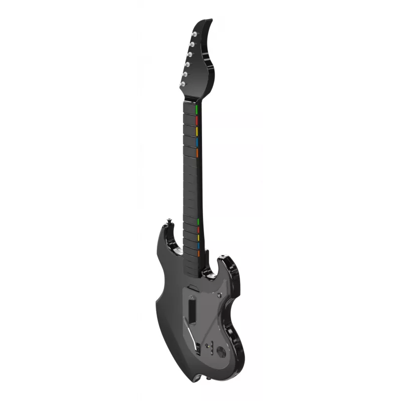 Guitarra PDP Riffmaster preta cinzenta sem fios PC PS4 PS5 bateria 36h